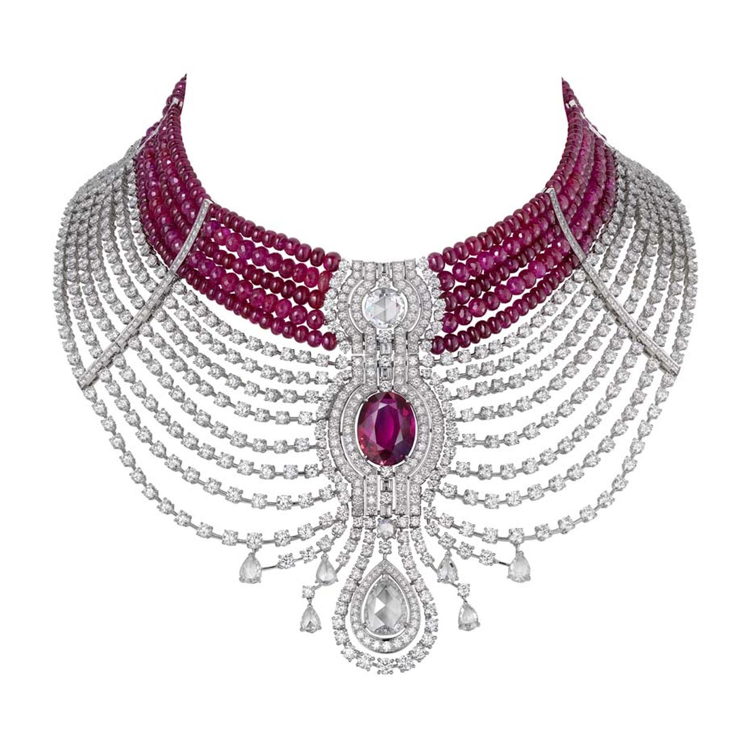 Cartier hotsell ruby necklace